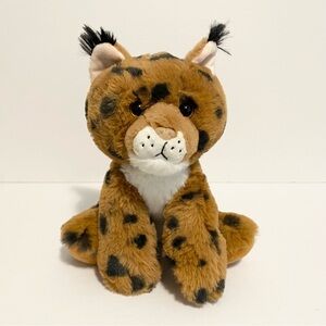 Petting Zoo Lynx Plush Spotted Kitty Cat Stuffed Animal Toy Zoo Figure 8” Toy
